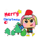 Meko Wawa.17Merry Christmas.（個別スタンプ：12）