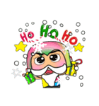 Meko Wawa.17Merry Christmas.（個別スタンプ：17）