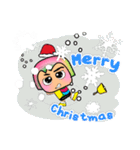 Meko Wawa.17Merry Christmas.（個別スタンプ：25）