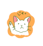TRDのしろねこ（個別スタンプ：1）