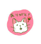 TRDのしろねこ（個別スタンプ：5）