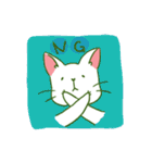 TRDのしろねこ（個別スタンプ：13）