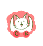 TRDのしろねこ（個別スタンプ：14）