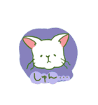 TRDのしろねこ（個別スタンプ：15）
