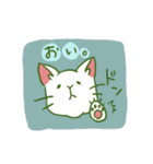 TRDのしろねこ（個別スタンプ：34）