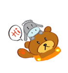 Teddy and his friend（個別スタンプ：1）