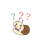 Super cute snail（個別スタンプ：1）