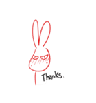 Hung rabbit every day（個別スタンプ：2）