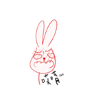 Hung rabbit every day（個別スタンプ：22）