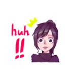 Gray Doll [Draw All Day]（個別スタンプ：29）