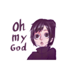 Gray Doll [Draw All Day]（個別スタンプ：33）
