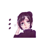 Gray Doll [Draw All Day]（個別スタンプ：34）