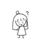 Cutie little me（個別スタンプ：9）