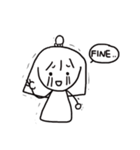 Cutie little me（個別スタンプ：11）