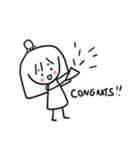 Cutie little me（個別スタンプ：18）