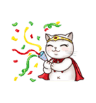 Nong Pong ＆ Kati fat cat (Eng v.)（個別スタンプ：9）