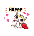Nong Pong ＆ Kati fat cat (Eng v.)（個別スタンプ：12）