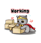 Nong Pong ＆ Kati fat cat (Eng v.)（個別スタンプ：24）