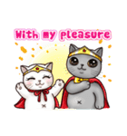 Nong Pong ＆ Kati fat cat (Eng v.)（個別スタンプ：37）