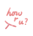 love in dialogue balloons（個別スタンプ：2）
