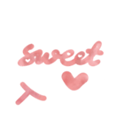 love in dialogue balloons（個別スタンプ：7）