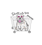 面白いブルドック（個別スタンプ：5）
