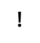 punctuation marks（個別スタンプ：2）