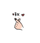 Daily hand-painted（個別スタンプ：10）