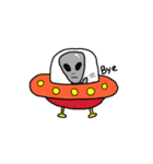宇宙人とゾンビ（個別スタンプ：2）