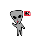 宇宙人とゾンビ（個別スタンプ：9）