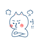 Just a white cat（個別スタンプ：9）