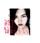 The girl with stillness and anxiety（個別スタンプ：9）