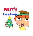 Kata.^^17Merry Christmas.（個別スタンプ：9）