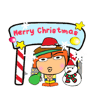 Kata.^^17Merry Christmas.（個別スタンプ：16）