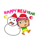 Somsak.17 Merry Christmas.（個別スタンプ：6）