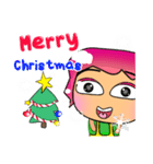 Somsak.17 Merry Christmas.（個別スタンプ：9）