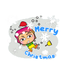 Somsak.17 Merry Christmas.（個別スタンプ：25）