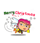 Somsak.17 Merry Christmas.（個別スタンプ：35）