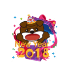 2018 HappyNewYear（個別スタンプ：7）