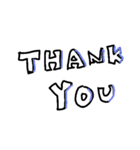 Alphabet for happy chat（個別スタンプ：1）