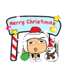 Karuki.^_^17Merry Christmas.（個別スタンプ：16）