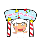 Kaki.^_^17Merry Christmas.（個別スタンプ：1）