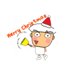 Kaki.^_^17Merry Christmas.（個別スタンプ：3）