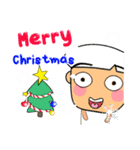 Kaki.^_^17Merry Christmas.（個別スタンプ：9）