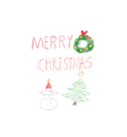 Cute Christmas little card（個別スタンプ：8）