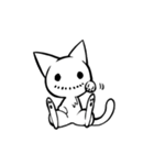 Ghost white cat2（個別スタンプ：24）