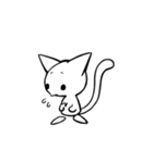 Ghost white cat2（個別スタンプ：25）