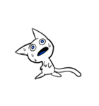 Ghost white cat2（個別スタンプ：32）