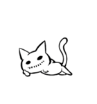 Ghost white cat2（個別スタンプ：36）
