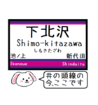 井の頭線 いまこの駅だよ！タレミー（個別スタンプ：5）